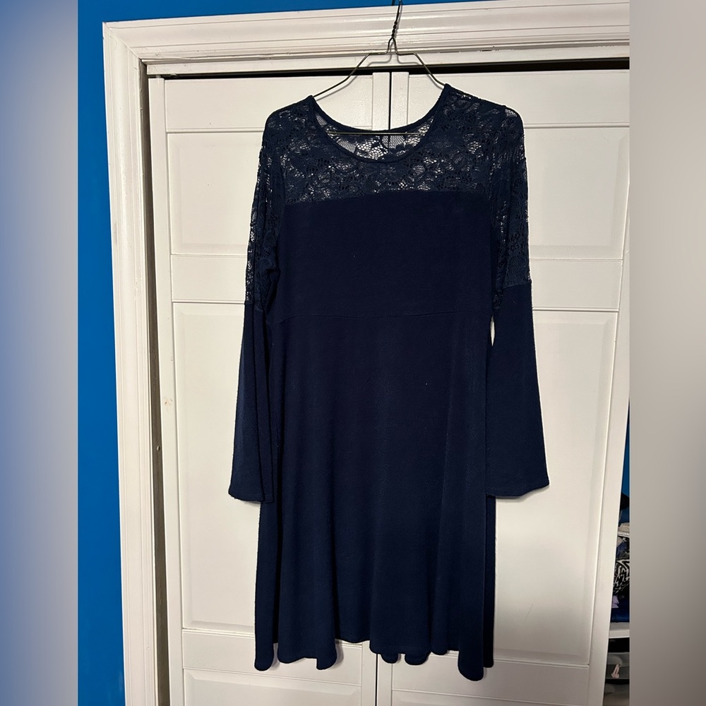 Soft Torrid Dress with Lace Size 2